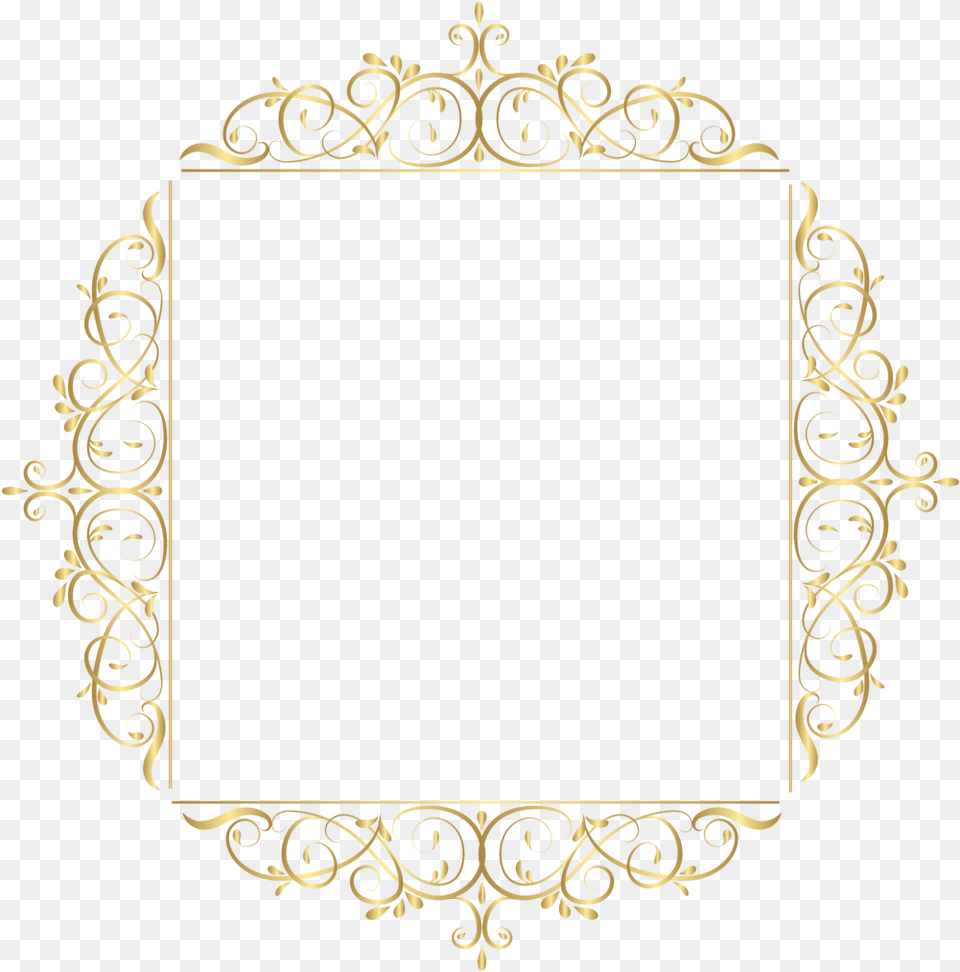 Decorative Borders Circle Circle, Crib, Furniture, Infant Bed Free Png Download