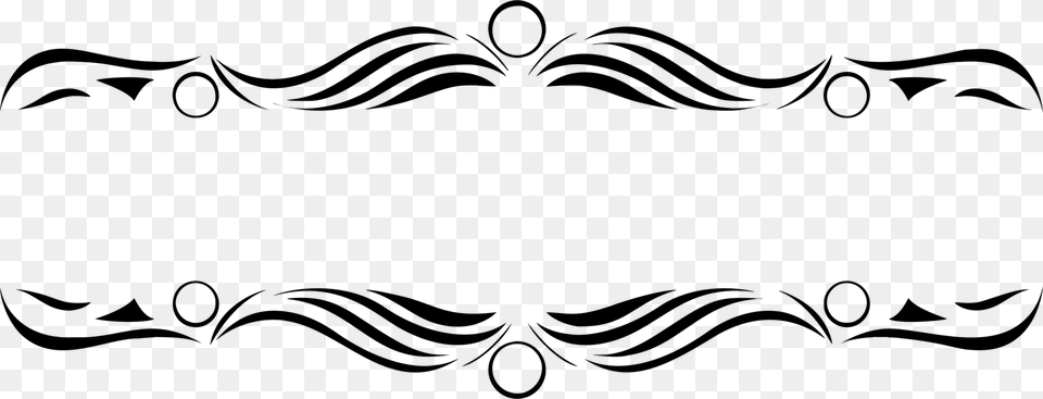 Decorative Borders Drawing Line Art Vexel Painting, Gray Free Png