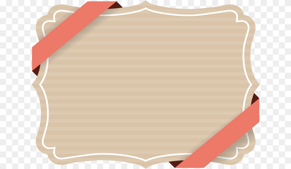 Decorative Brown Paper Border Ribbon Hd Image Border Ribbon, Armor, Text Free Transparent Png