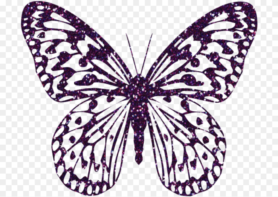 Decorative Butterfly Clipart Clipart Butterfly Pink, Accessories, Purple, Chandelier, Lamp Free Png