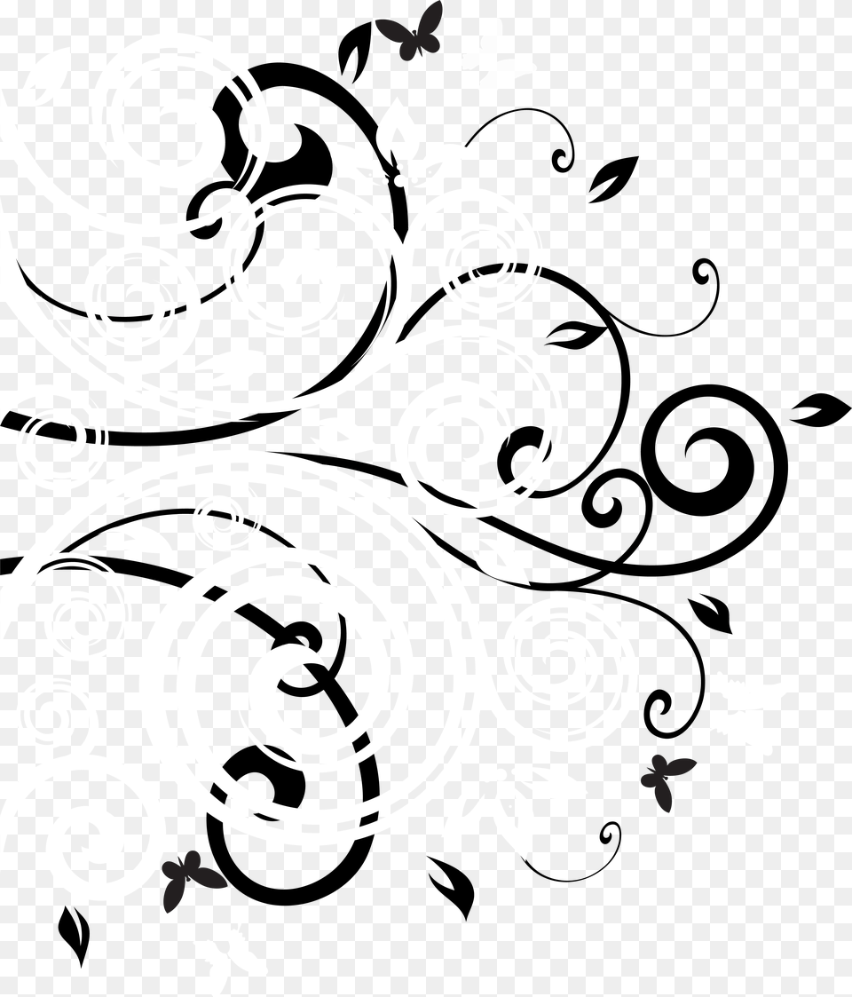 Decorative Clipart Artistic Line, Art, Floral Design, Graphics, Pattern Png Image