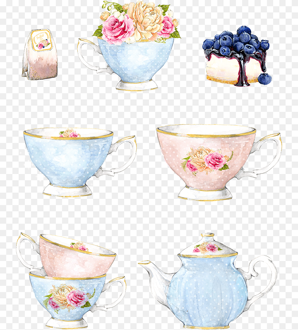 Decorative Coffee Cup Porcelain Vase Watercolor Vector Cup, Art, Pottery, Cookware, Pot Free Png