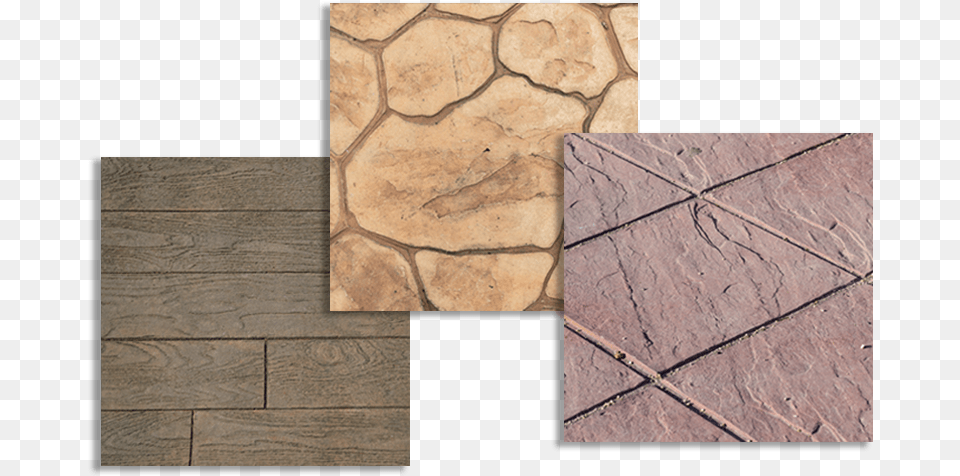 Decorative Concrete Floor Stamps Plank, Flagstone, Flooring, Path, Slate Png Image