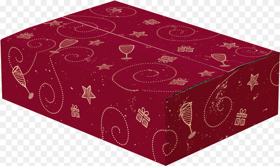 Decorative Design With Lovely Ornament Versandkarton Weihnachten, Box, Pattern, Cardboard, Carton Free Transparent Png