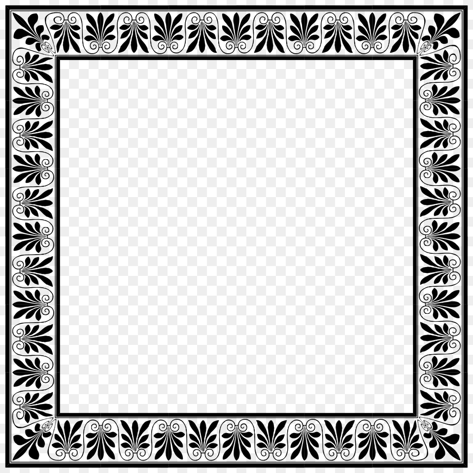 Decorative Flourish Frame Ii Large Clipart, Home Decor, Rug, Accessories, Blackboard Free Png Download