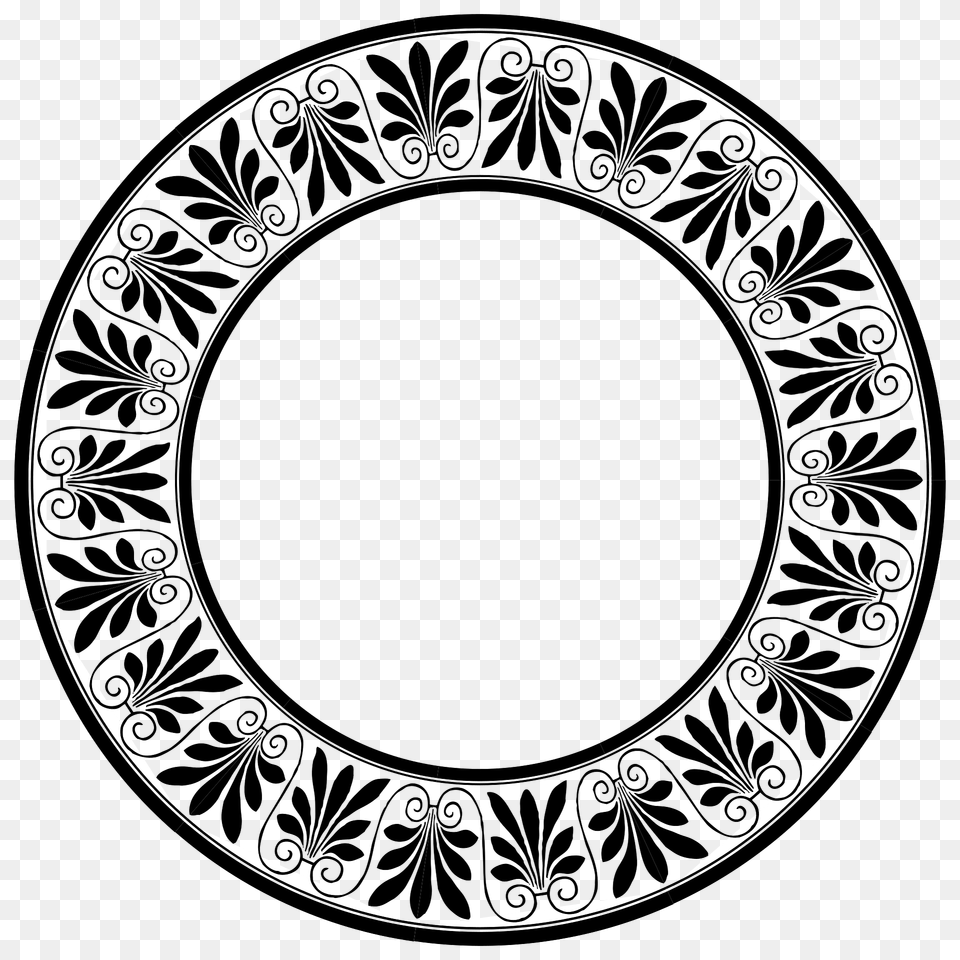 Decorative Flourish Frame Large Clipart, Food, Meal, Pottery, Art Png Image