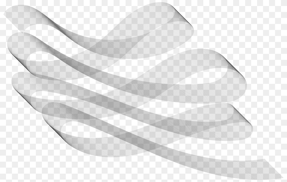 Decorative Flourish Line Art Ribbon Thinner Stroke Clipart, Symbol Png Image