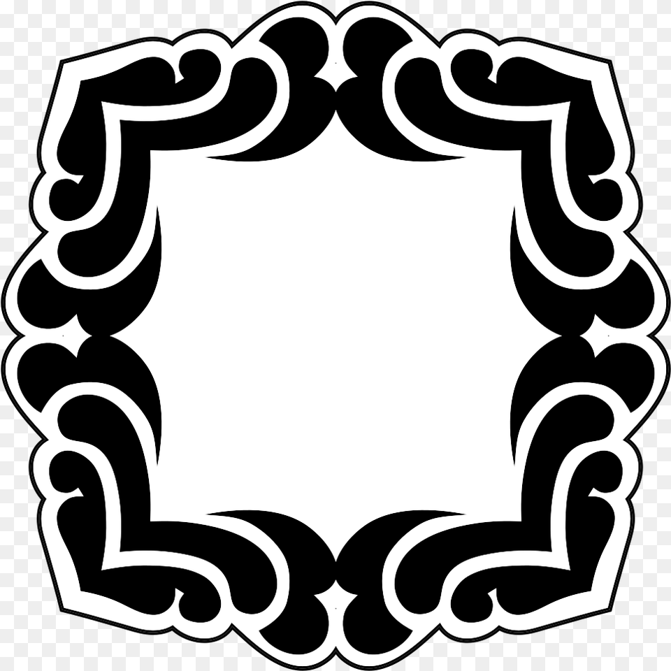Decorative Frame Clip Art, Emblem, Symbol, Stencil Free Png