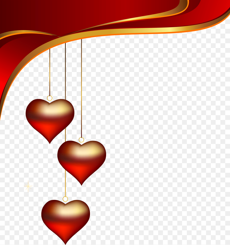Decorative Hearts Pendants Element Gallery, Art, Graphics, Food, Fruit Free Png Download