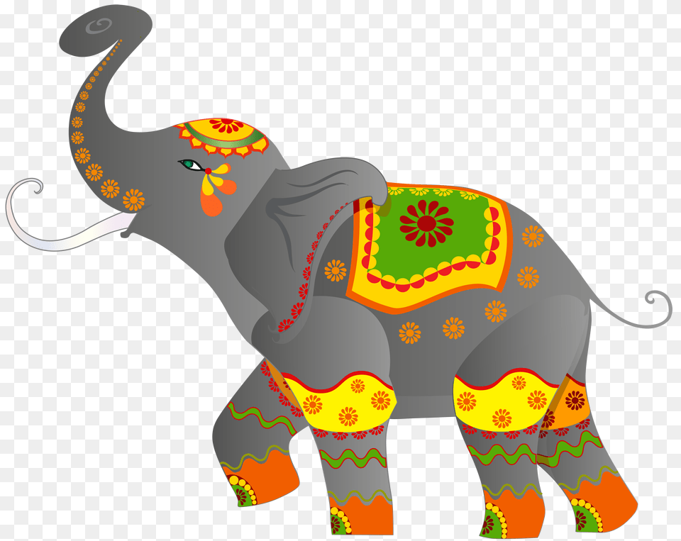 Decorative Indian Elephant Clip Art Gallery, Graphics, Animal, Mammal, Wildlife Free Transparent Png