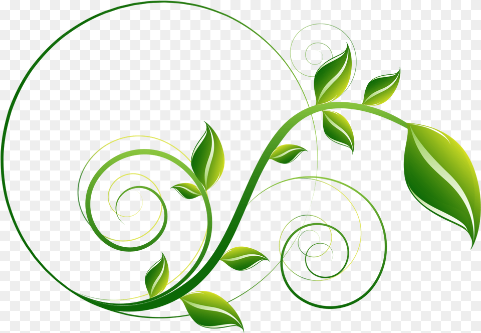 Decorative Leaf File Green Leaf, Art, Floral Design, Graphics, Pattern Free Png Download