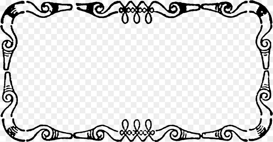 Decorative Line, Silhouette Png