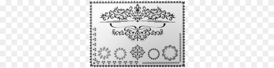 Decorative Ornament Border Frame Border Graphic, Art, Floral Design, Graphics, Pattern Free Png Download