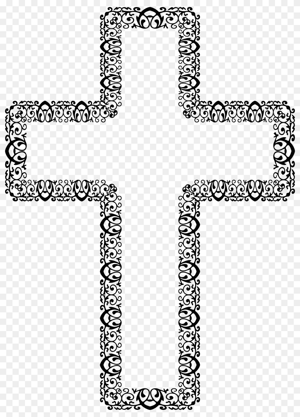 Decorative Ornamental Cross Clipart, Symbol Png