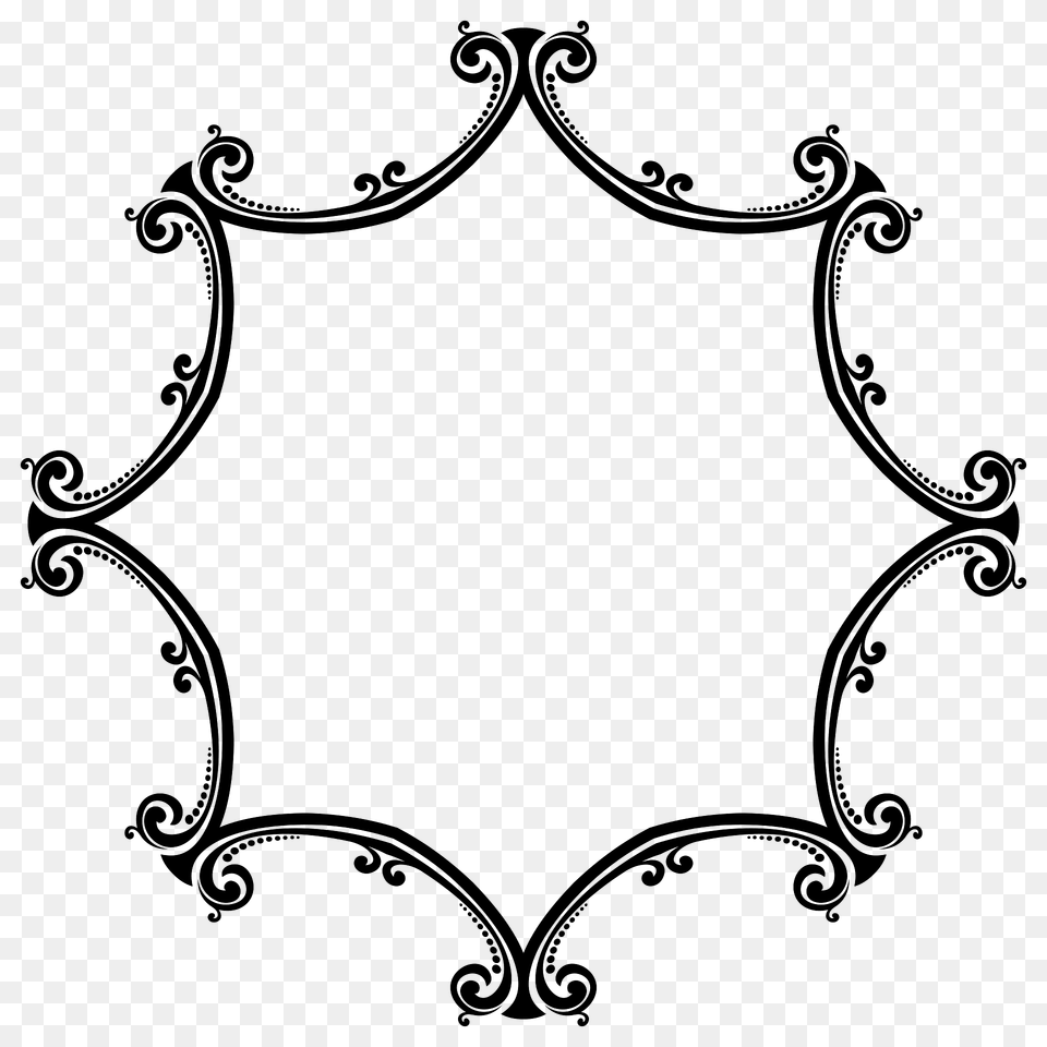 Decorative Ornamental Flourish Frame Aggrandized 18 Clipart, Pattern Free Transparent Png