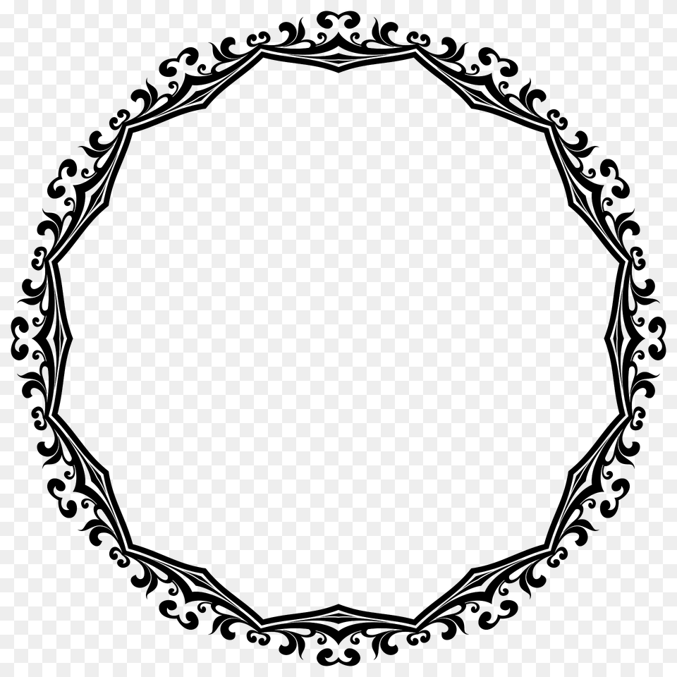 Decorative Ornamental Flourish Frame Aggrandized 20 Clipart, Oval Free Transparent Png