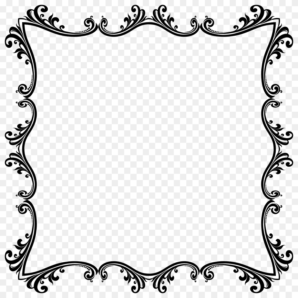 Decorative Ornamental Flourish Frame Aggrandized 31 Clipart, Home Decor, Blackboard Free Png Download