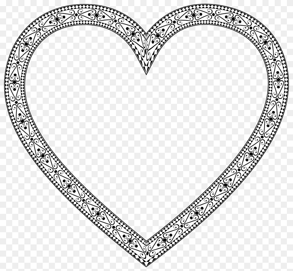 Decorative Ornamental Heart Clipart, Accessories, Jewelry, Necklace Free Transparent Png