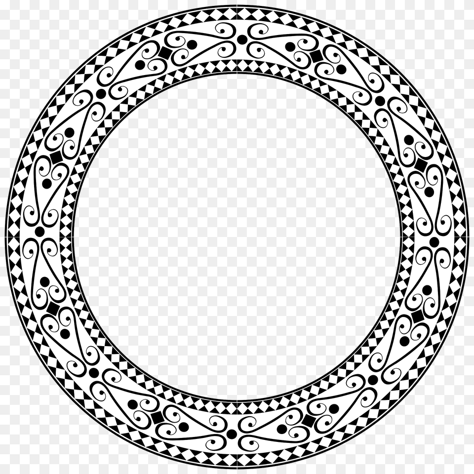 Decorative Ornamental Round Frame Large Clipart, Home Decor, Oval, Rug, Pattern Png Image