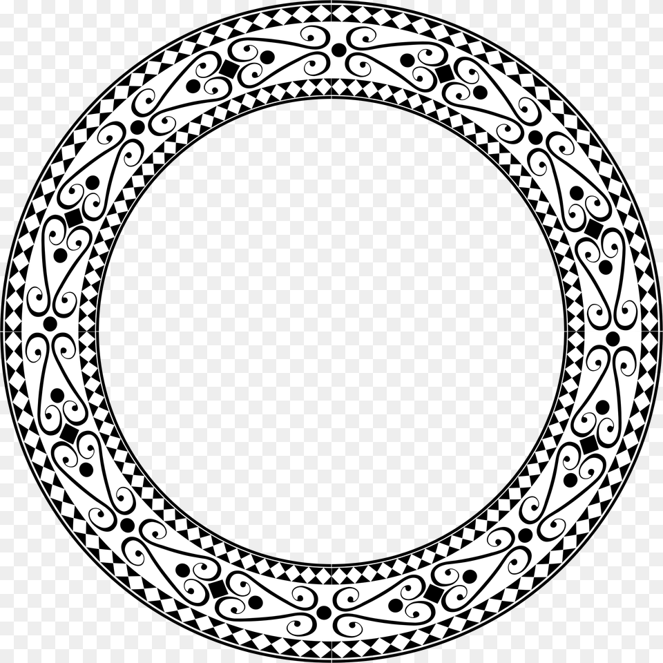 Decorative Ornamental Round Frame Large Icons, Oval, Animal, Dinosaur, Reptile Png