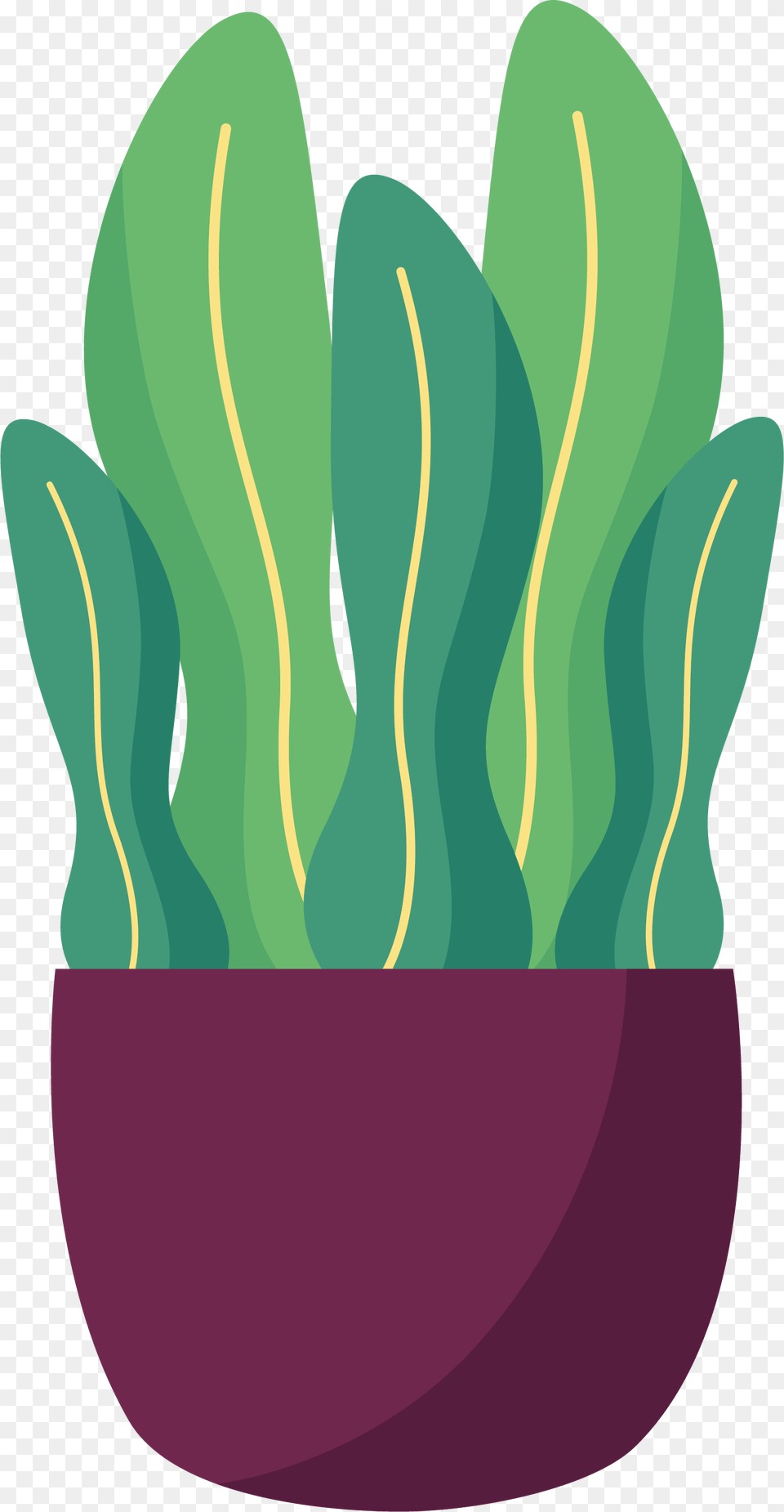 Decorative Plant Illustration, Leaf, Potted Plant, Food, Produce Png Image