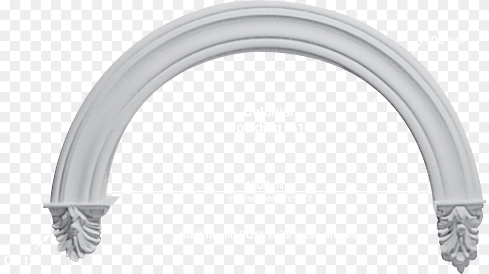 Decorative Plaster Archways Molduras Yeso, Arch, Architecture Free Png Download