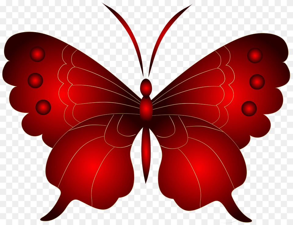 Decorative Red Butterfly Clip Art Gallery, Graphics, Maroon, Floral Design, Flower Png