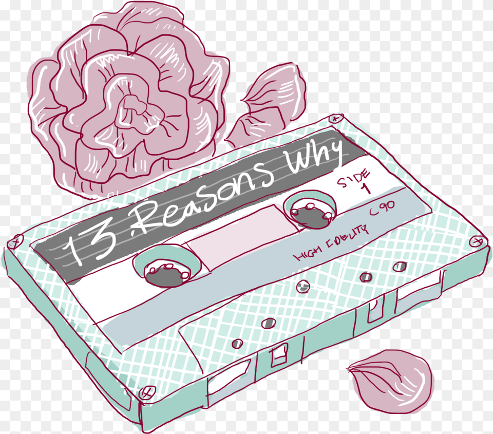 Decorative Rubber Stamp Cassette 13 Reasons Why, Food, Ketchup, Flower, Plant Png Image