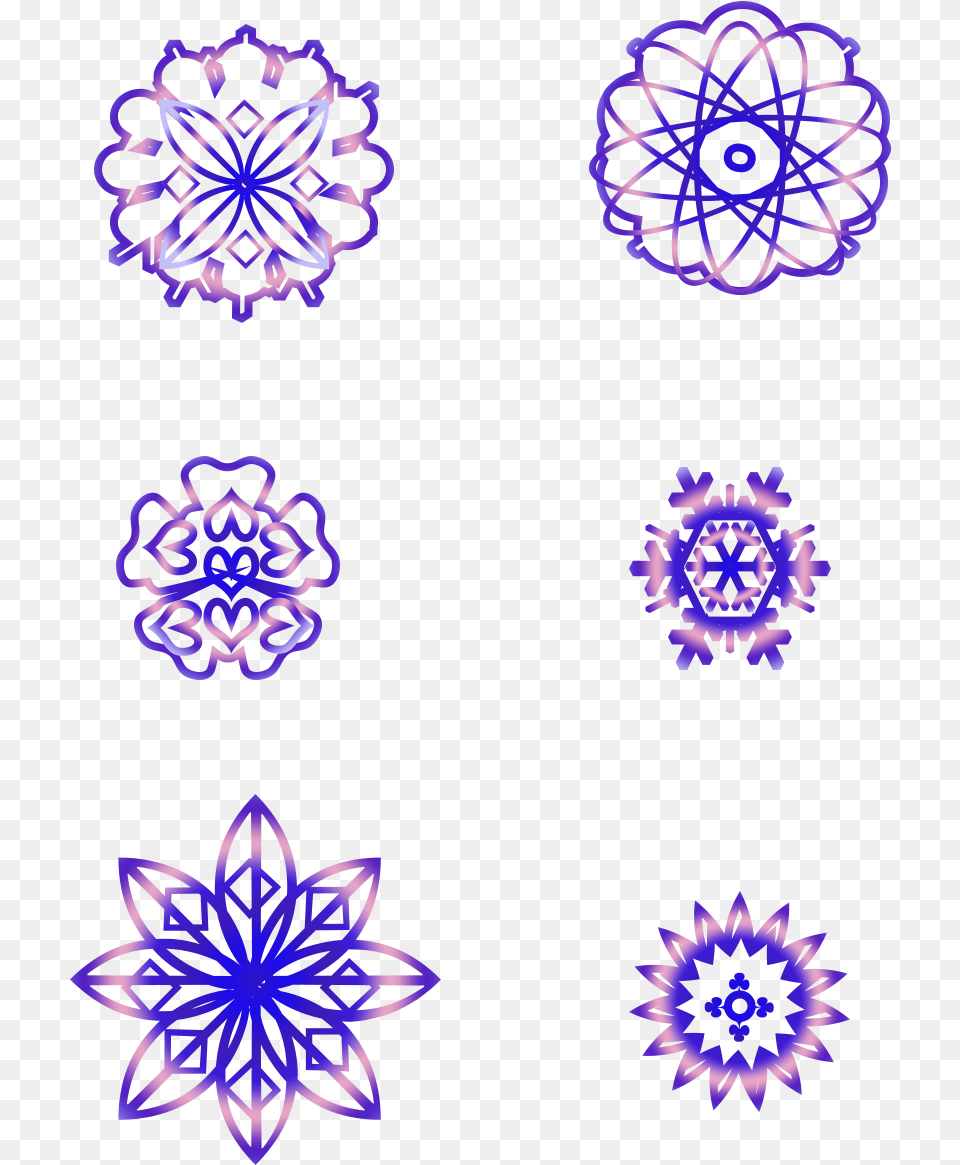 Decorative Shapes, Pattern, Purple, Accessories, Art Free Png Download
