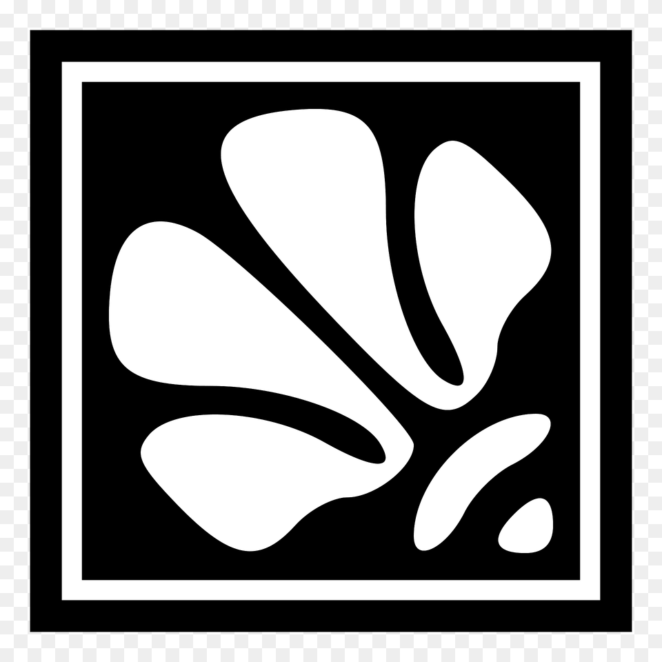 Decorative Square Clipart, Flower, Petal, Plant, Stencil Free Transparent Png