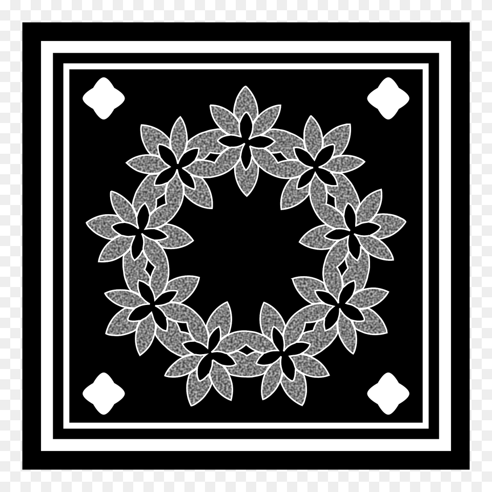 Decorative Square Ornament Clipart, Accessories, Plant, Pattern, Stencil Free Transparent Png