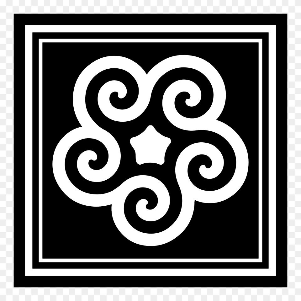 Decorative Square Ornament Clipart, Symbol, Text Png