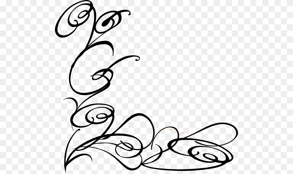 Decorative Swirl Clip Art, Floral Design, Graphics, Pattern, Stencil Png Image