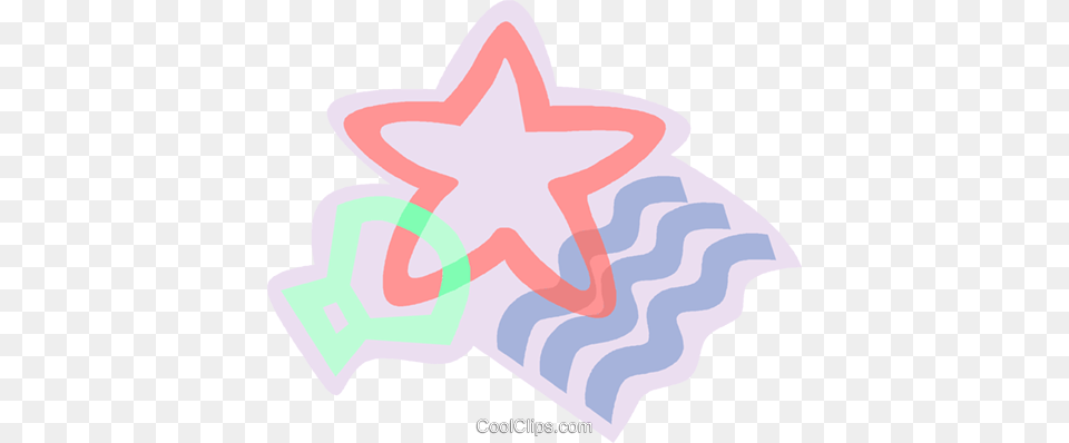Decorative Symbol Seashore Motif Royalty Free Vector Clip Art, Star Symbol, Baby, Person Png Image