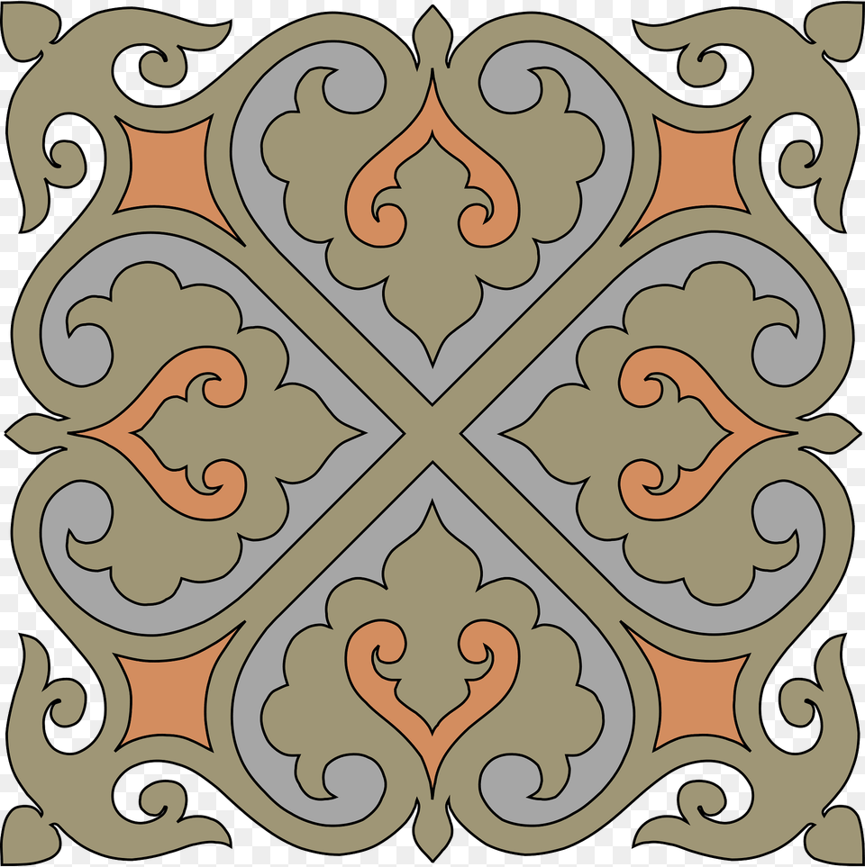 Decorative Tile After Craftsmanspace Clipart, Pattern, Art, Floral Design, Graphics Free Png