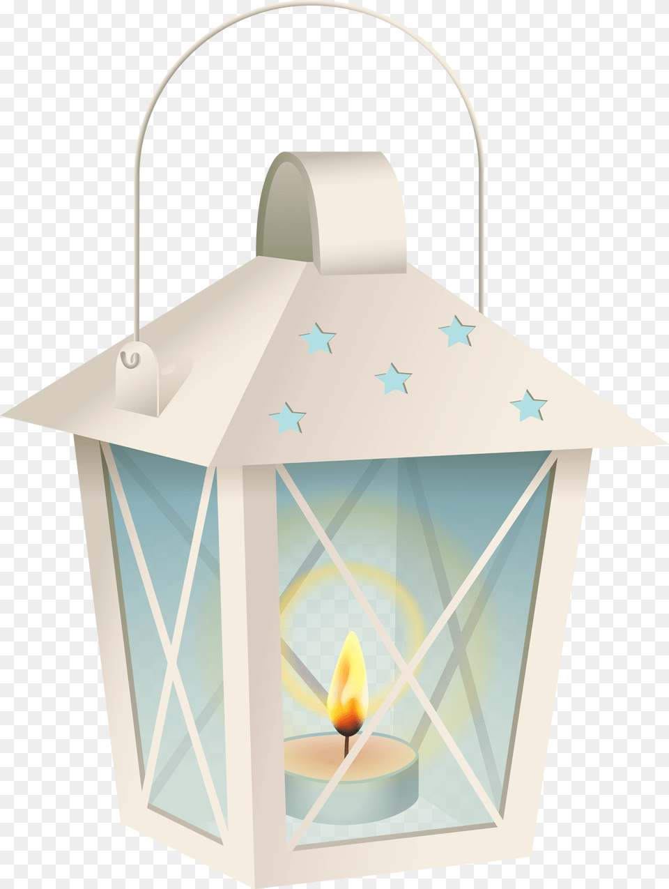 Decorative Winter Lantern Clipart Image Candle, Lamp, Tape, Cross, Symbol Free Png