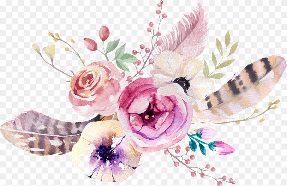 Decorativo De Arbustos En Flor De Agua Transparente Reserved For Emily Amethyst Necklaces, Rose, Plant, Pattern, Graphics Free Png Download