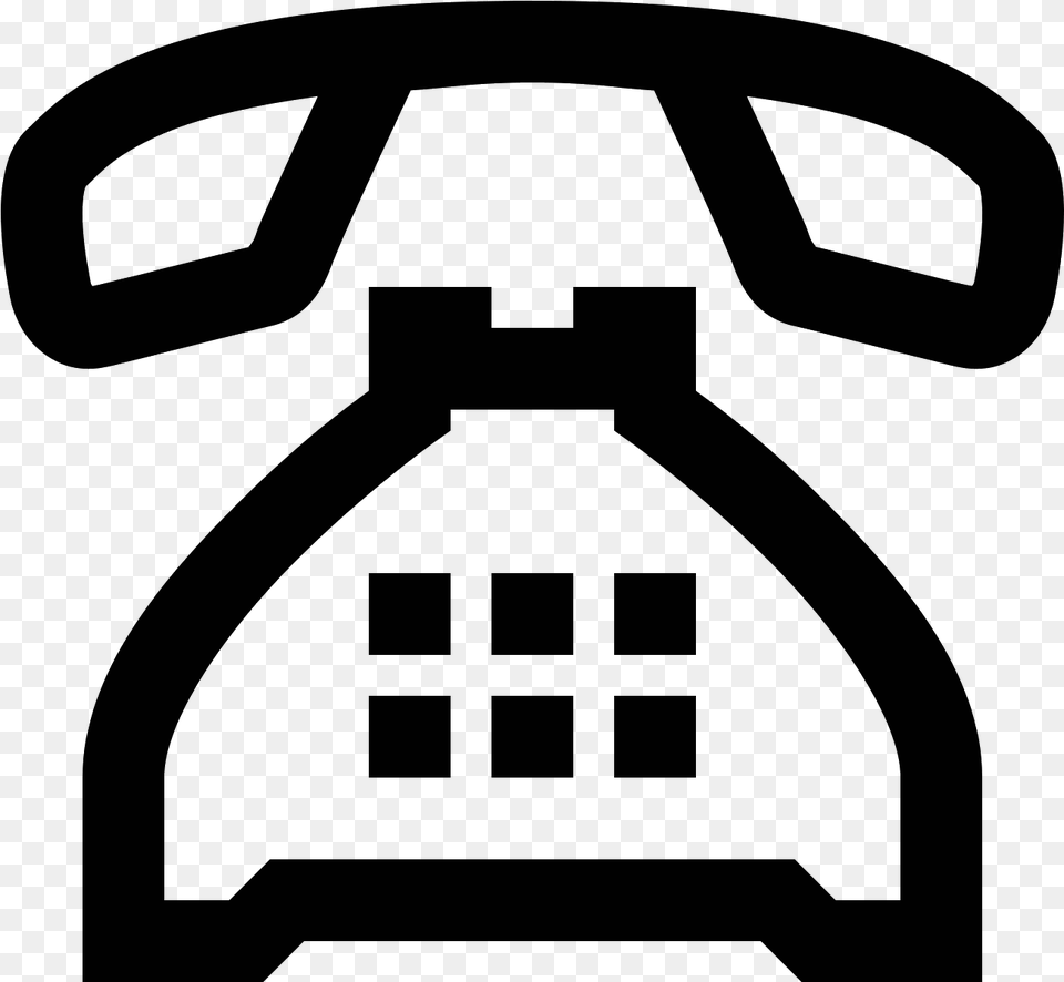 Decorazione Per La Tua Casa Moderna Icono De Telefono Vector Telephone Icon, Gray Free Transparent Png