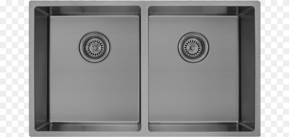 Decorium Gunmetal Inset Undermount Double Bowl Sink Kitchen Sink, Double Sink, Appliance, Device, Electrical Device Png Image