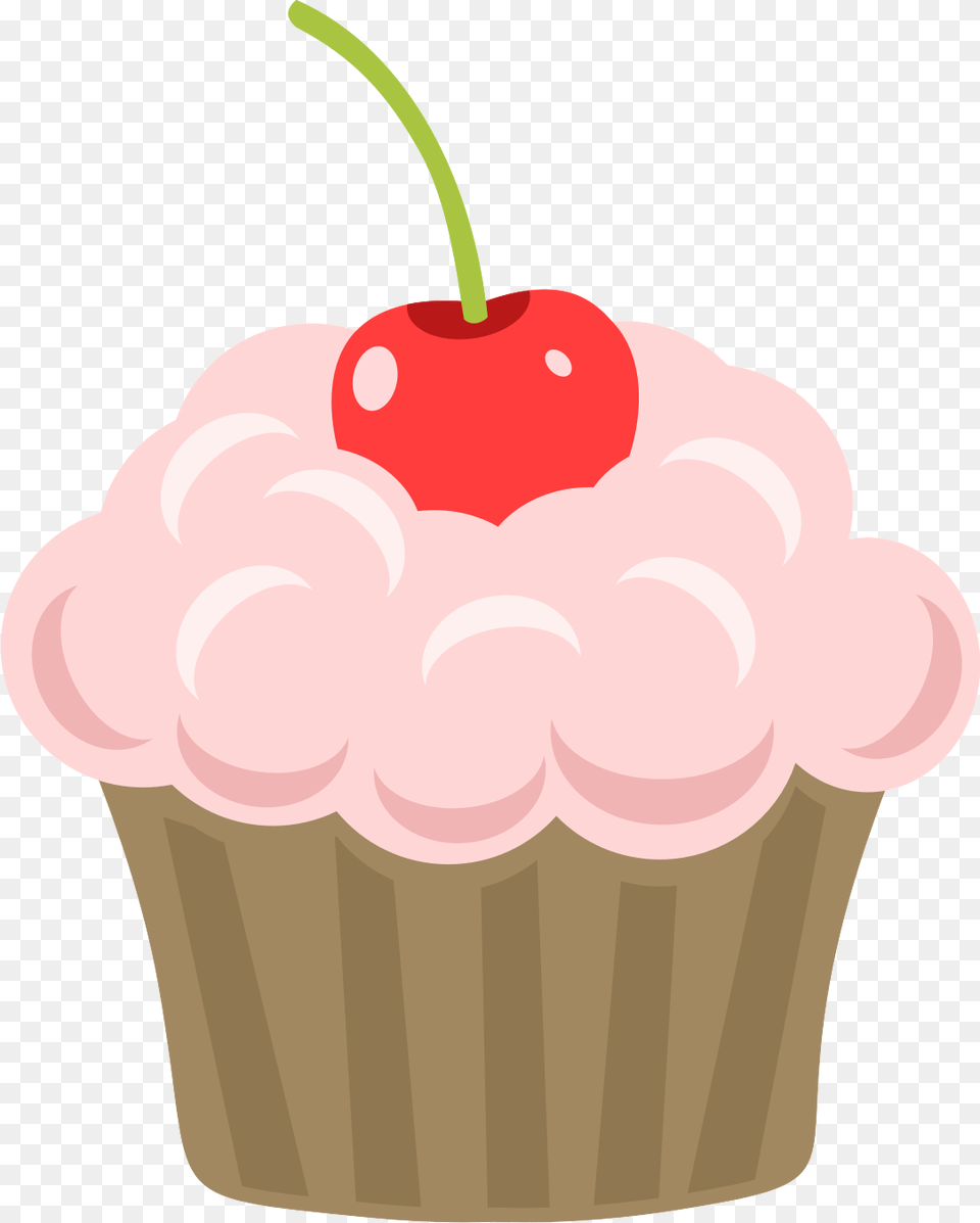 Decoupage Cupcakes Cupcake, Cake, Food, Dessert, Cream Free Png Download