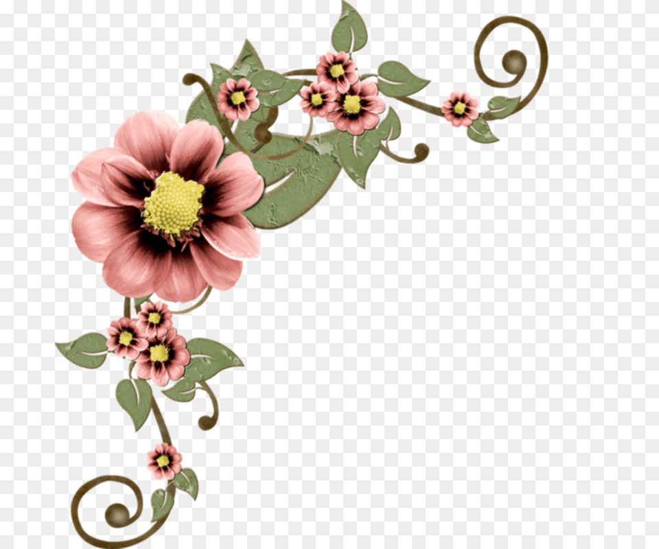 Decoupage Flowers Flower Art, Floral Design, Graphics, Pattern, Plant Free Png