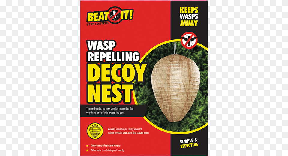 Decoy Wasp Repelling Nest Parallel, Advertisement, Poster Free Png Download