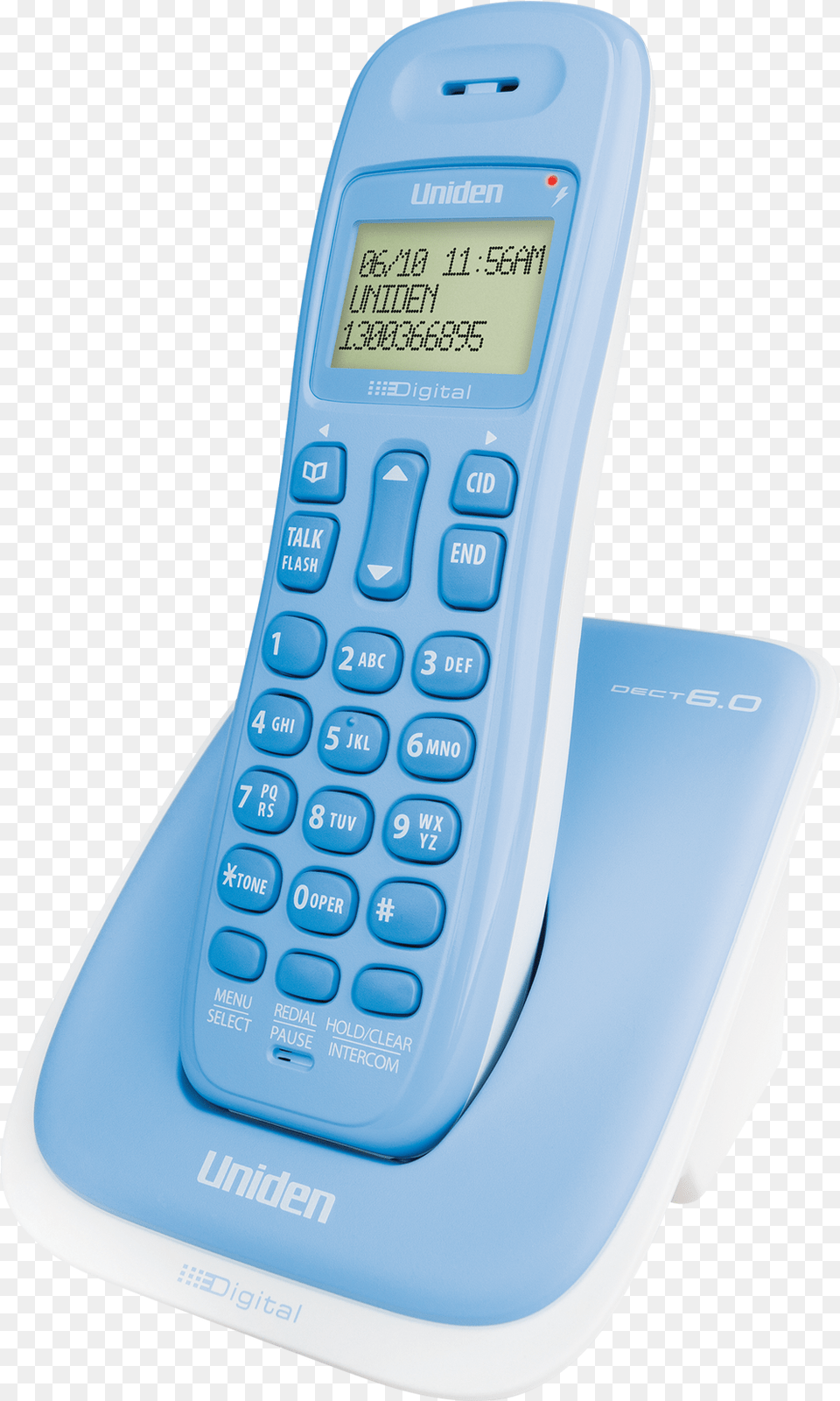 Dect 1015fz Blue Uniden Cordless Telephone, Electronics, Phone, Mobile Phone Png