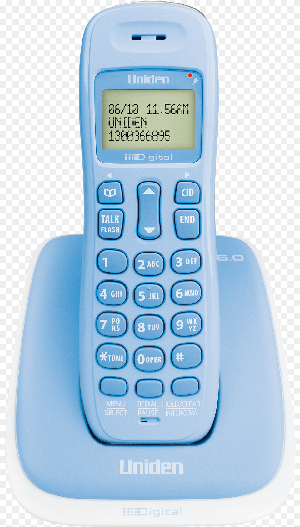 Dect 1015fz Blue Uniden Cordless Telephone, Electronics, Mobile Phone, Phone, Texting Free Png