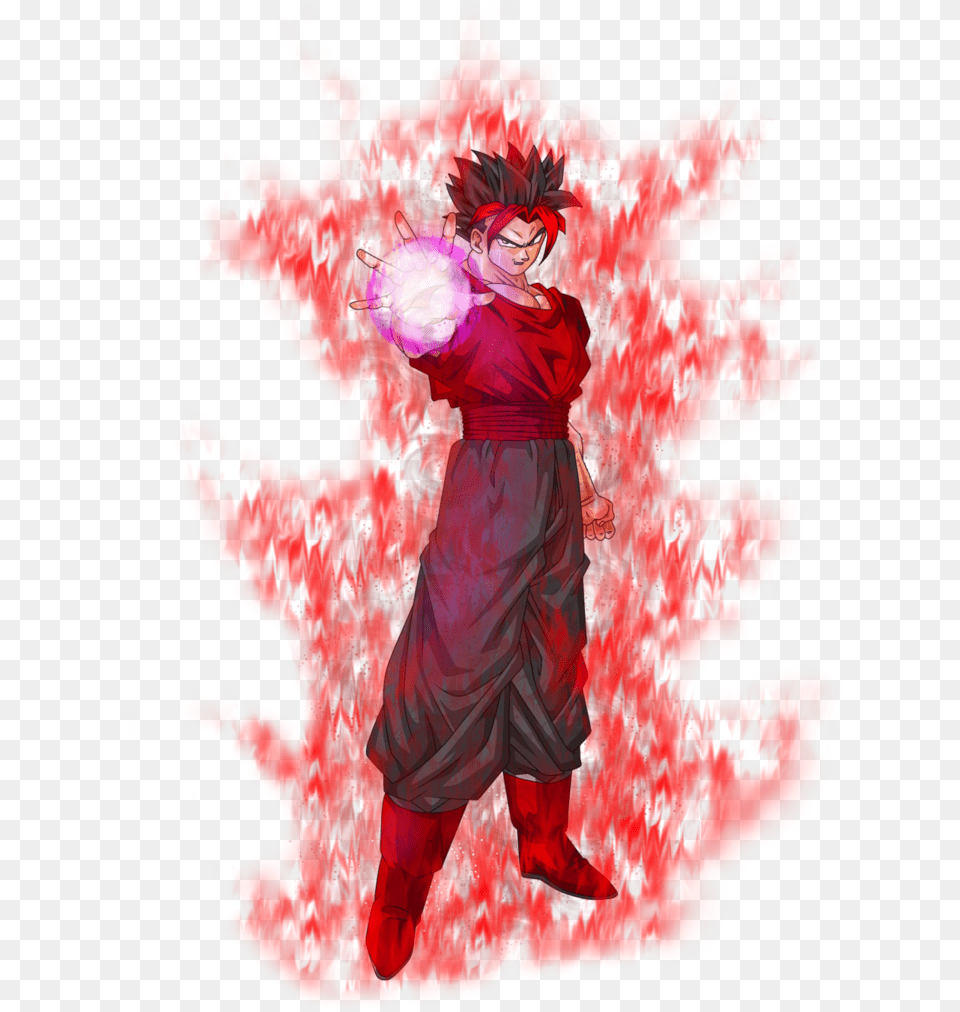 Dede Ikari Blast By Xde Dex Dragon Ball Red Aura, Adult, Person, Female, Woman Png