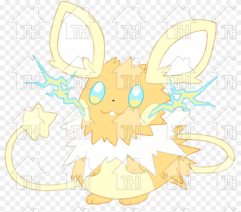 Dedennejolteon Fusion Fictional Character, Baby, Person Png Image
