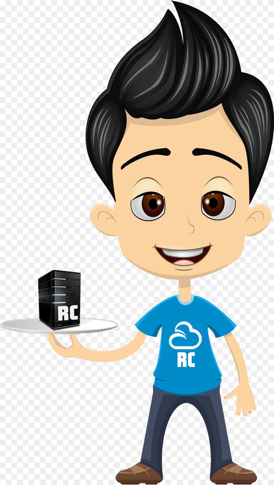 Dedicated Server Hosting Cartoon, Baby, Person, Head, Face Free Png