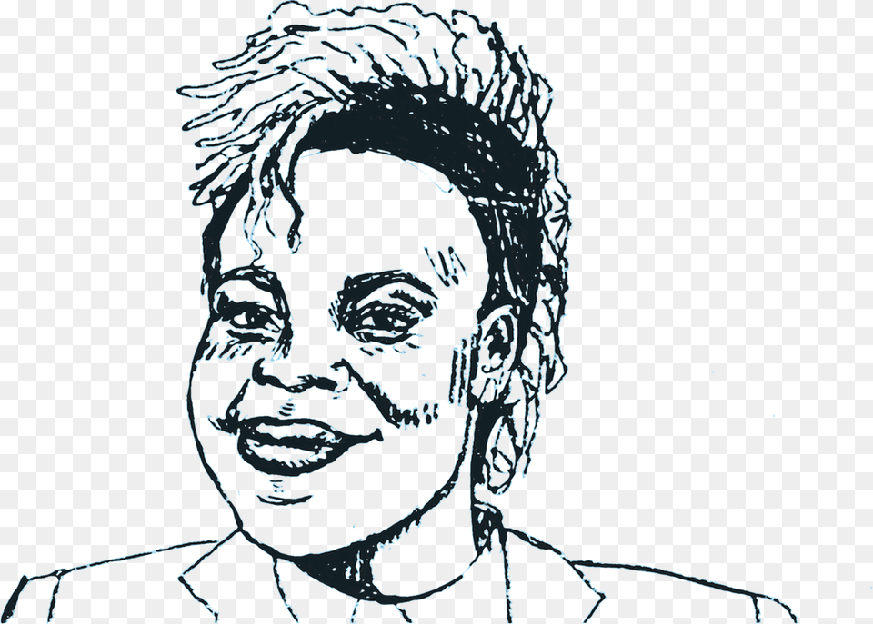 Dee Rees Sketch, Portrait, Art, Face, Head Png