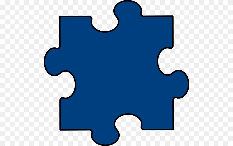 Deep Blue Puzzle Piece Clip Art, Game, Jigsaw Puzzle, Animal, Kangaroo Png Image