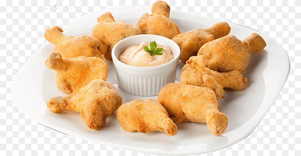 Deep Fried Butter Stick Air Fried Chicken, Food, Fried Chicken, Nuggets, Dining Table Free Png